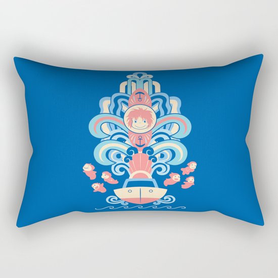 Ponyo Deco Rectangular Pillow