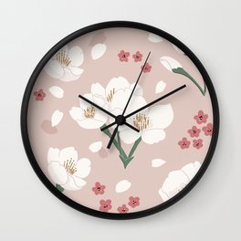 Cherry Blossom Wall Clock