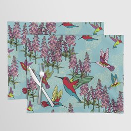 Hummingbirds in the Foxglove Placemat