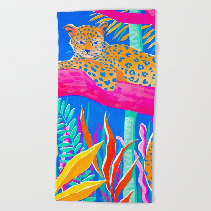 Exotic Jungle Beach Towel