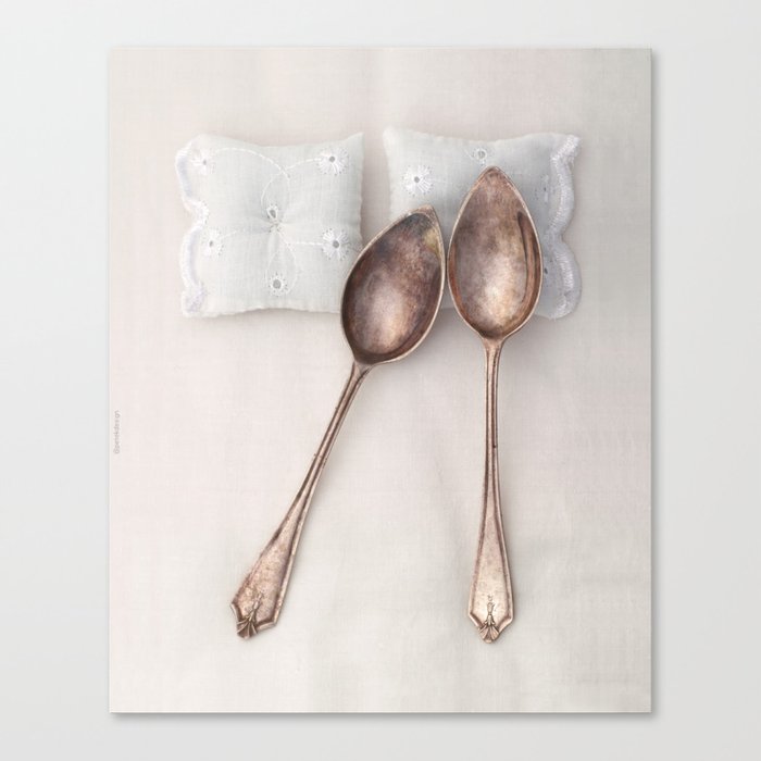 The Art of Spooning Canvas Print