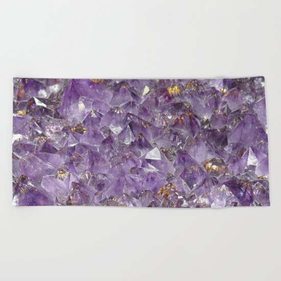 Amethyst dream Beach Towel