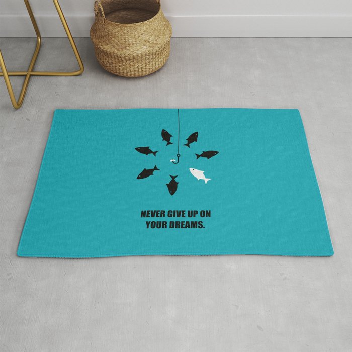 What A Good Day Positive Quote Decorative Orange Floor Mat Small Rug 45 x  50cm