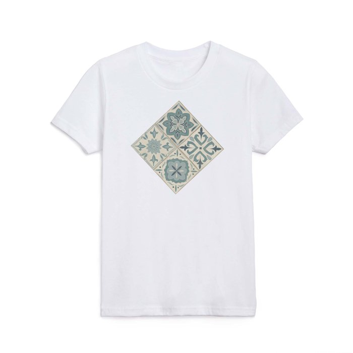 Aged Tile - Italian Villa Kids T Shirt