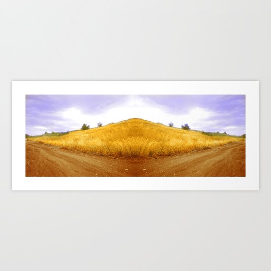 perfect hill Art Print