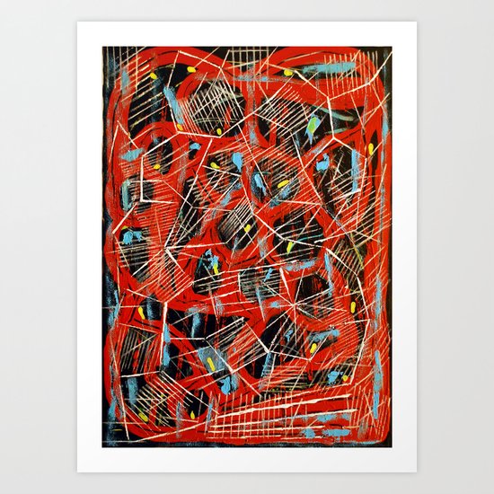 Panal Art Print