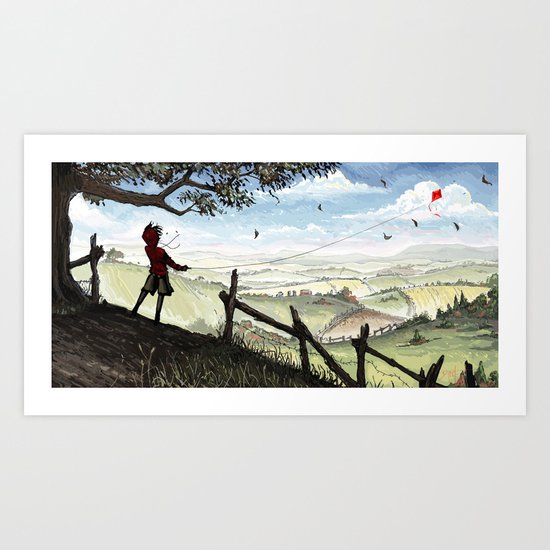 Kite Art Print