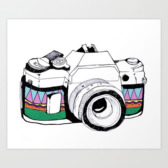 Camera Art Print