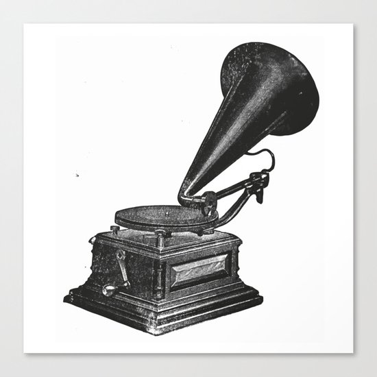Gramophone 2 Canvas Print