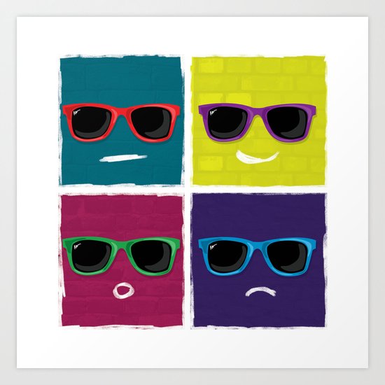 Moody Art Print