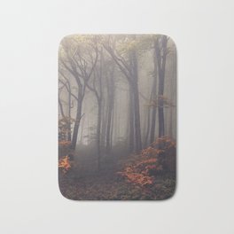 Red leaves of autumn Bath Mat | Trees, Dreamy, Fairytale, Moody, Photo, Atmospheric, Natural, Redleaves, Tree, Nice 
