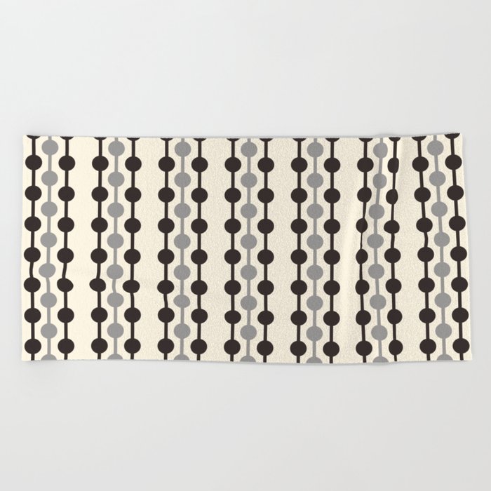 Geometric Droplets Pattern Series  Beach Towel