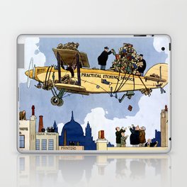 “Practical Etching Services” by W Heath Robinson Laptop Skin