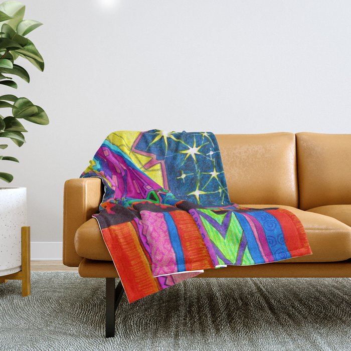 Fortress of Solitude Throw Blanket