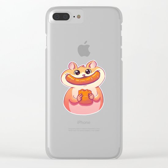 Hamster Happiness Clear iPhone Case