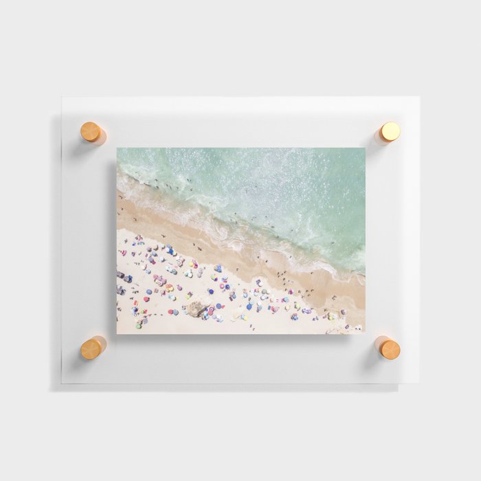 Pastel Beach Floating Acrylic Print