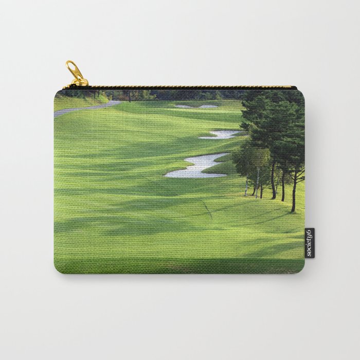 Golf Green Field Grass Sports Golfers Course Carry-All Pouch