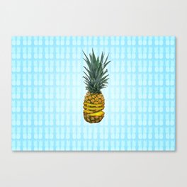 Sliced Pineapple Canvas Print