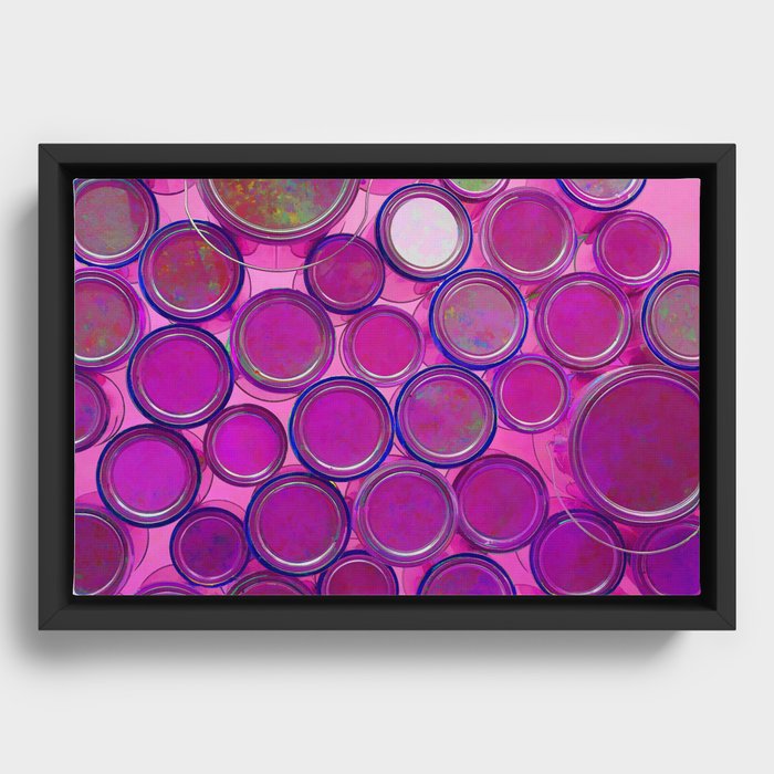 Purple Haze by Lika Ramati Framed Canvas