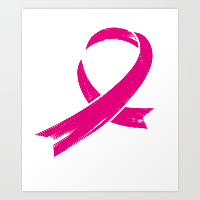 Wowsome Multicolor Greyhound Pink Ribbon Breast Cancer Awareness Survivor Throw Pillow 16x16