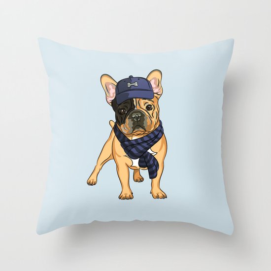 Cute puppy Throw Pillow