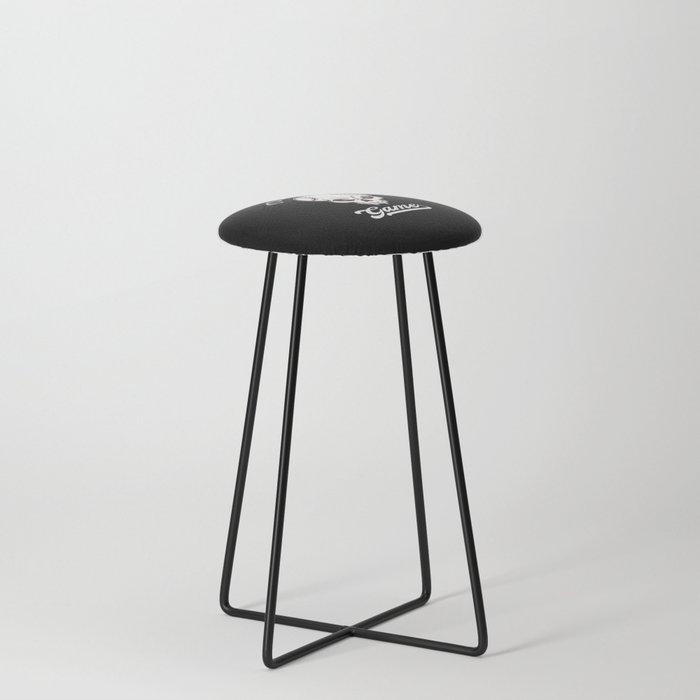 Baseball Lover Skully Not Just A Game Counter Stool