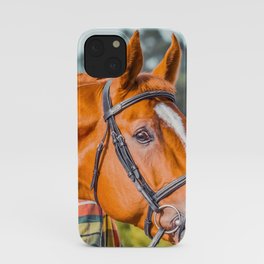 Horse head photo closeup iPhone Case