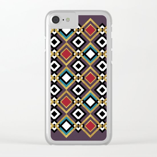 GÉOMÉTRIQUE Clear iPhone Case