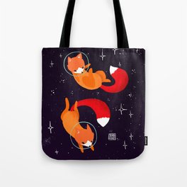 Space Foxes Tote Bag