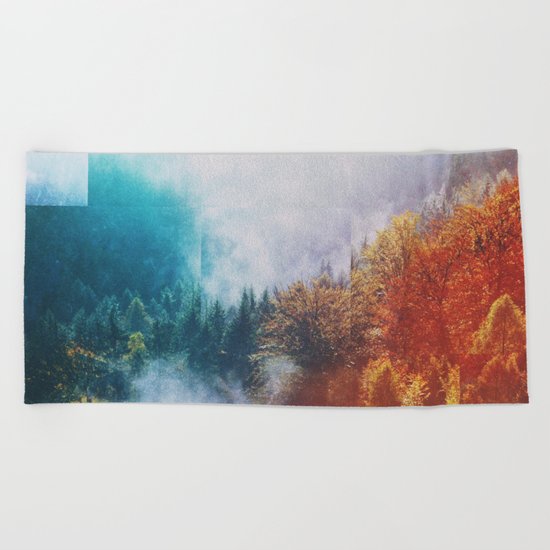 Fractions A63 Beach Towel