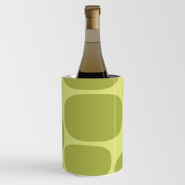 Modernist Spots 258 Chartreuse and Olive Green Wine Chiller