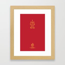 Avatar The Last Airbender Minimalist Poster Framed Art Print