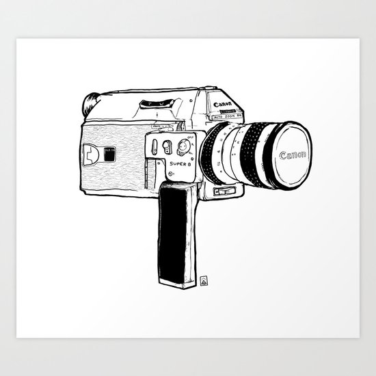 Super8 Art Print