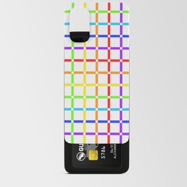 Rainbow Gingham Light 01 Android Card Case