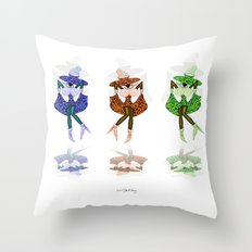 CAN CAN GIRLS Throw Pillow