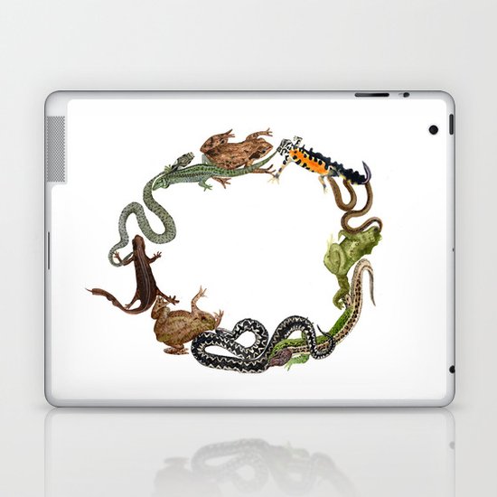 Reptile Wreath Laptop & iPad Skin