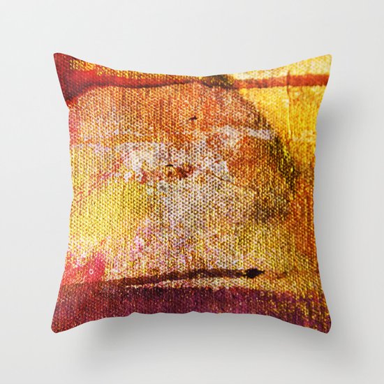 Refined by Fire Throw Pillow