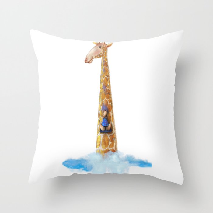 Giraffa Throw Pillow