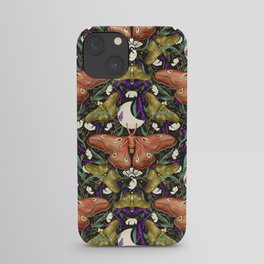Whimsical Midnight Moth  iPhone Case