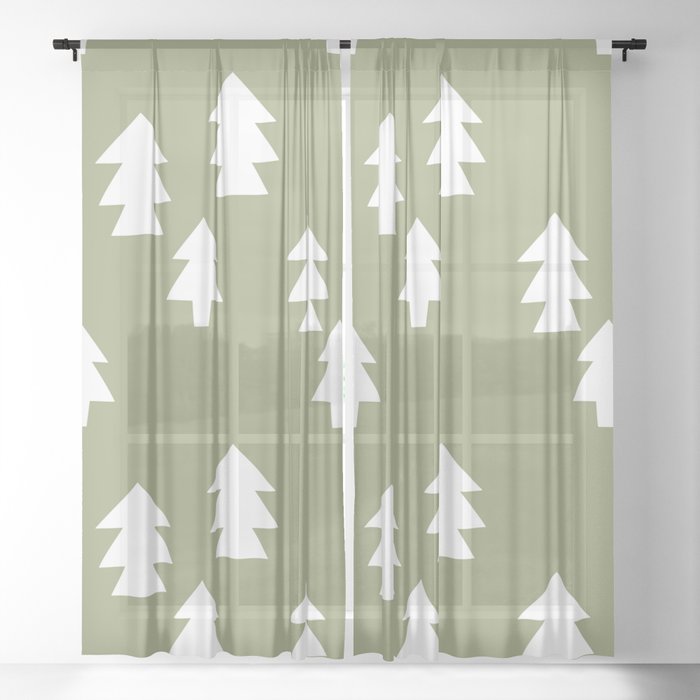 Christmas and New Year holidays. Pattern. Great amazing Christmas set. Sheer Curtain