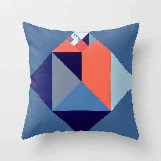 Tangram Throw Pillow