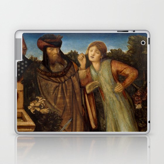 Edward Burne-Jones "King Mark and La Belle Iseult" Laptop & iPad Skin