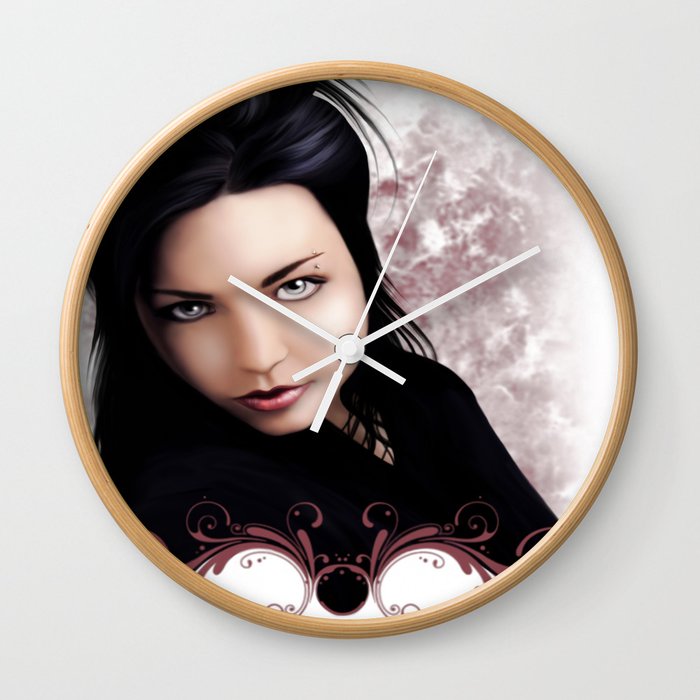 Miss Amy Lee Wall Clock By Kerrianncrau Society6