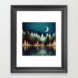 Star Forest Reflection Framed Art Print