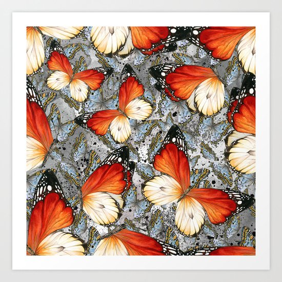 Butterflies #2 Art Print