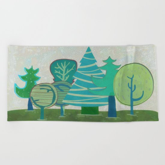 I have only a small forest Beach Towel