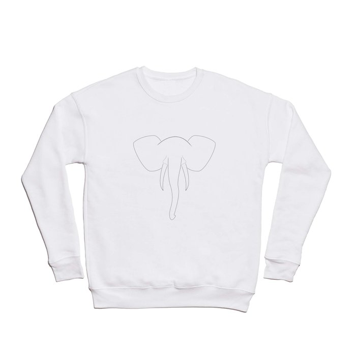 Elegant Elephant Crewneck Sweatshirt