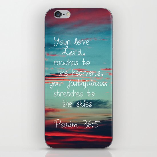Your Love O Lord iPhone & iPod Skin