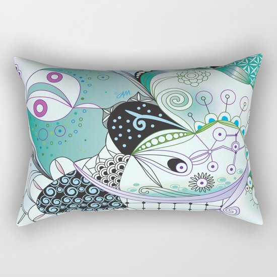 Winter tangle Rectangular Pillow