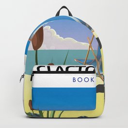 Clacton-on-Sea Seaside travel poster Backpack